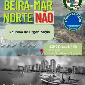 CARD DO EVENTO PARA DISCUTIR MARINA EM 26.07.25